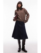 羊毛混紡半高領毛衣